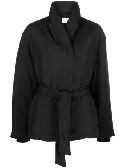 Down Wrap Puffer Coat