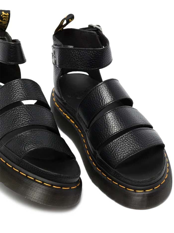 DR. MARTENS Clarissa Milled Nappa Sandals