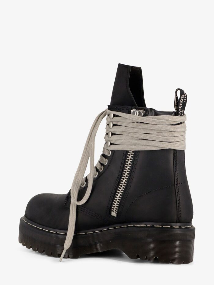 DR. MARTENS X RICK OWENS Quad Sole Steel Toe Leather Boot