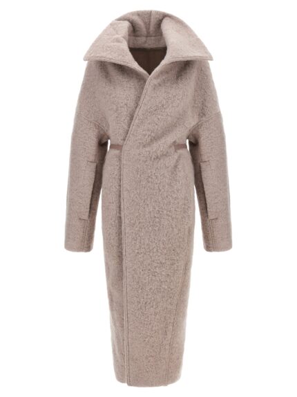RICK OWENS 'Dracucollar Belted' Coat