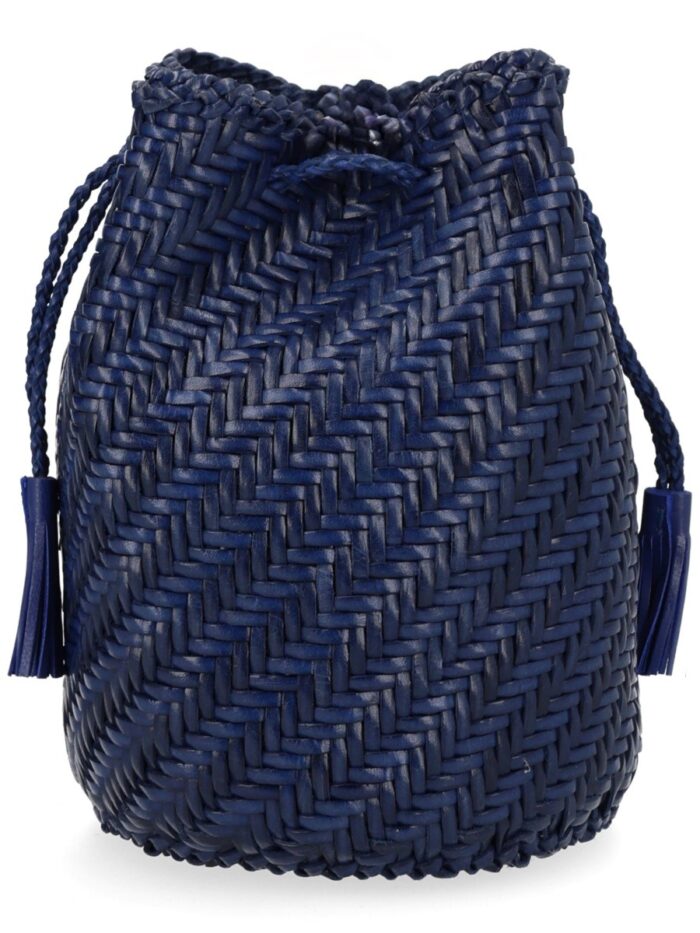 DRAGON DIFFUSION BORSA "POMPOM DOUBLE JUMP TAN"