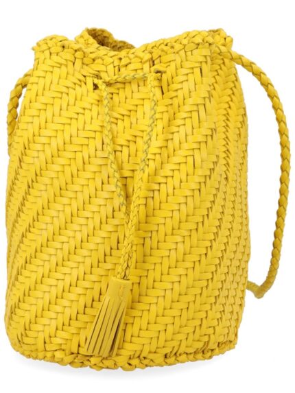 DRAGON DIFFUSION BORSA "POMPOM DOUBLE JUMP TAN"