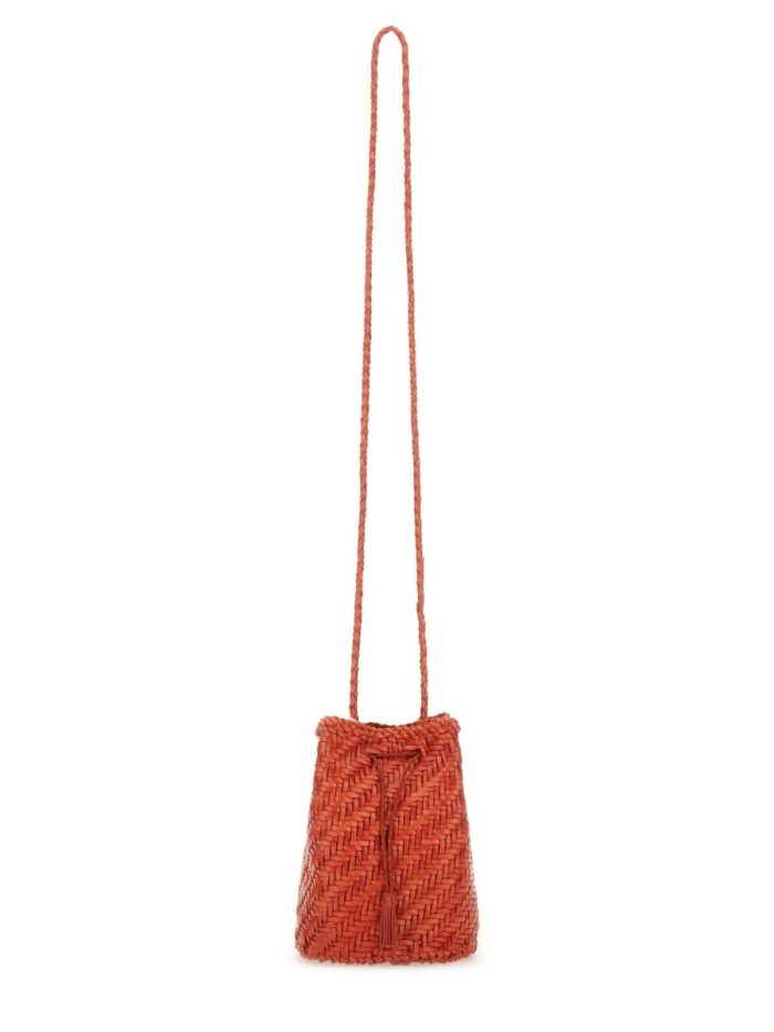 DRAGON DIFFUSION "POMPOM DOUBLE JUMP TAN" BAG