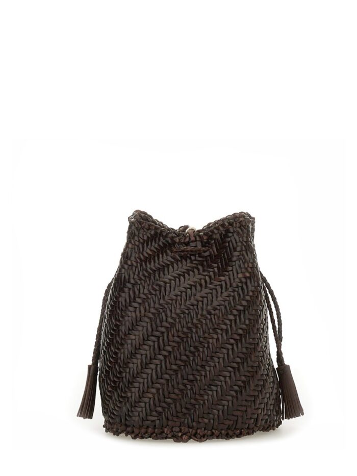 DRAGON DIFFUSION "POMPOM DOUBLE JUMP TAN" BAG