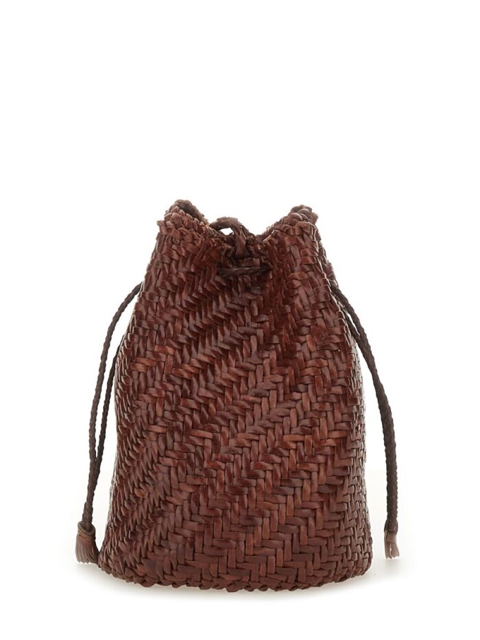 DRAGON DIFFUSION "POMPOM DOUBLE JUMP TAN" BAG