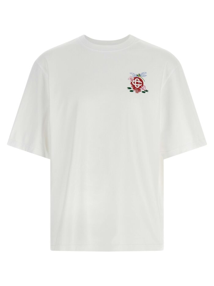 casablanca 'dragonfly floral' t shirt CASABLANCA 'Dragonfly Floral' T-shirt
