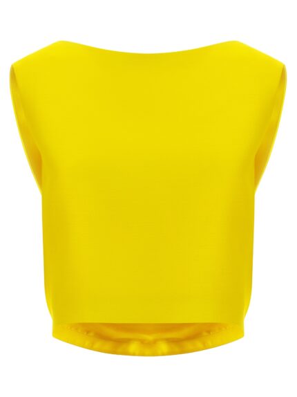 Balenciaga Draped Crop Top