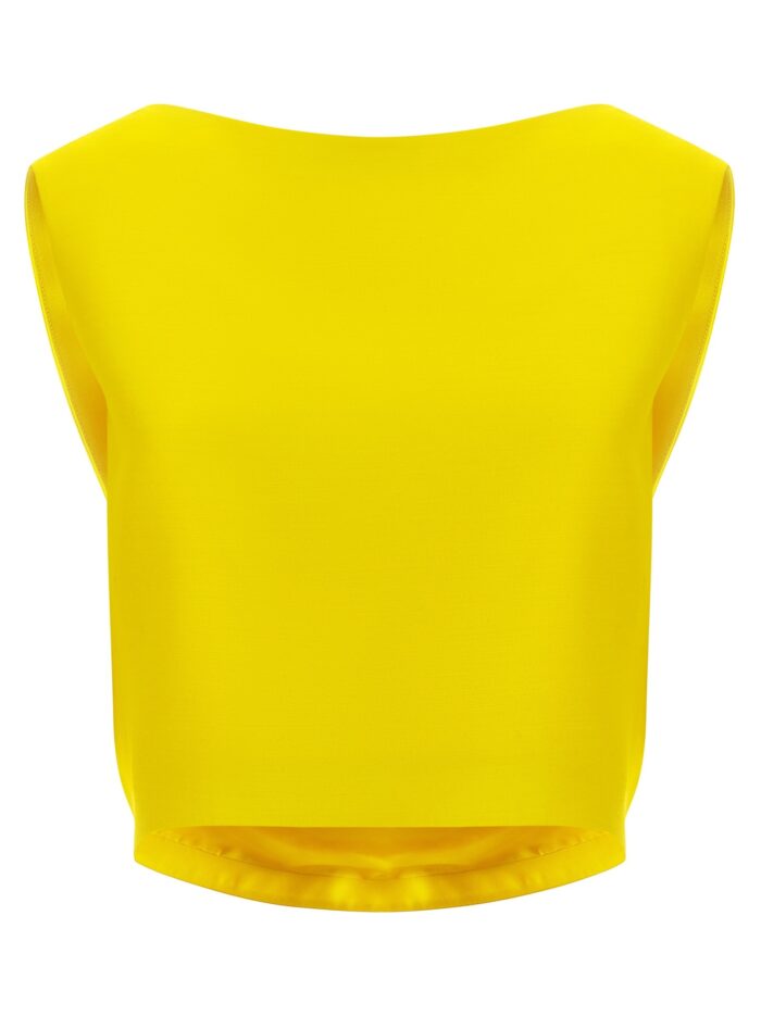Balenciaga Draped Crop Top