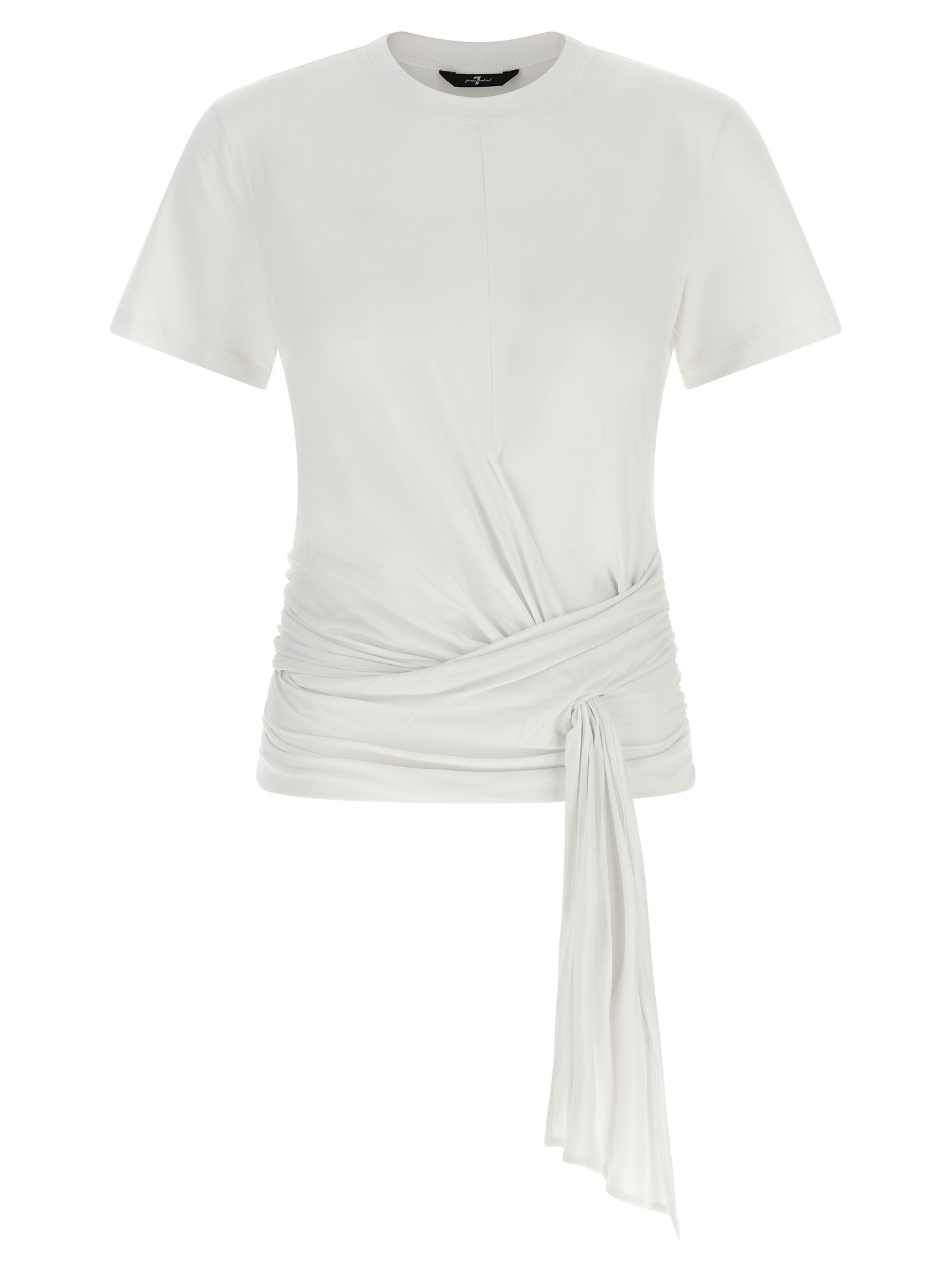 7 FOR ALL MANKIND Draped Detail T-shirt