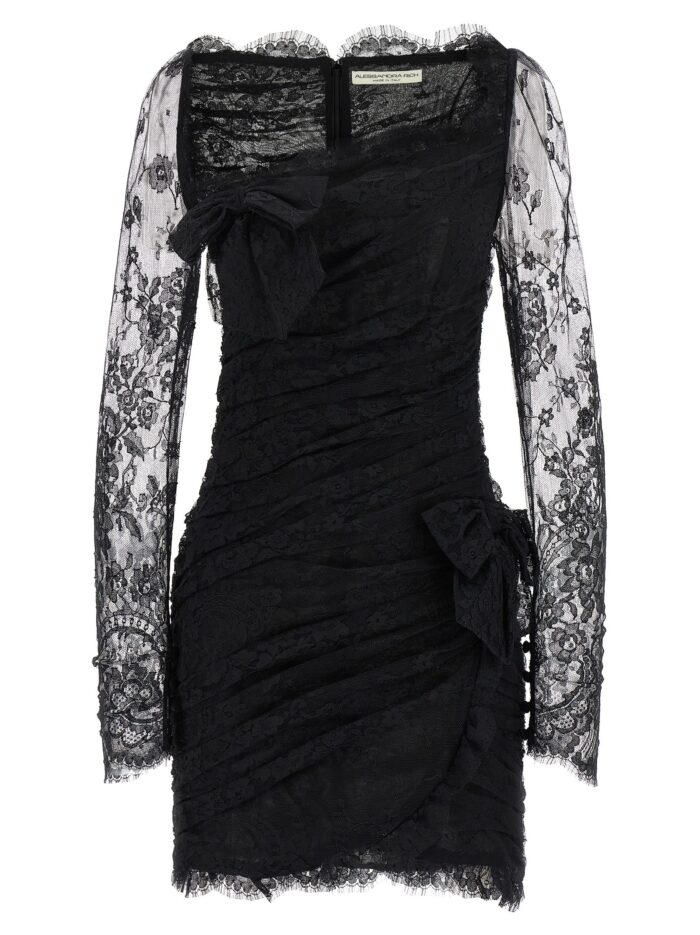 alessandra rich draped dress. ALESSANDRA RICH Draped Dress.