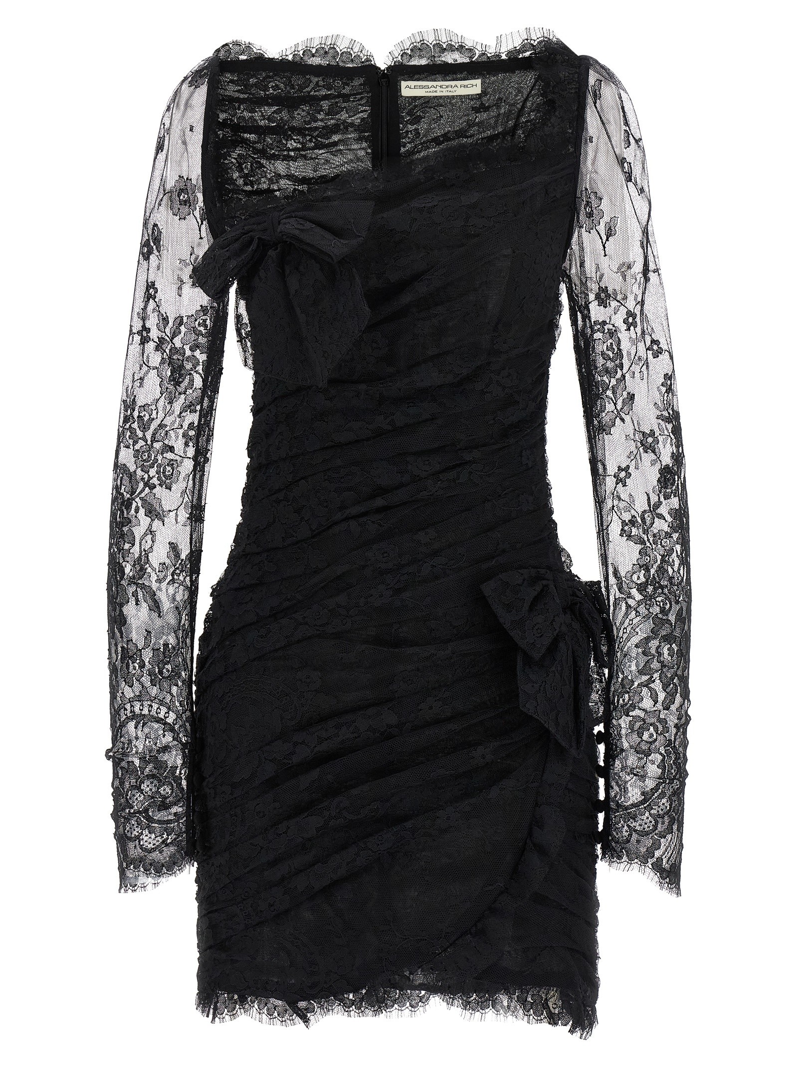 ALESSANDRA RICH Draped Dress.
