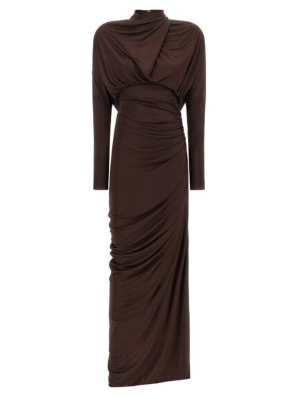 Balmain Draped Jersery Dress
