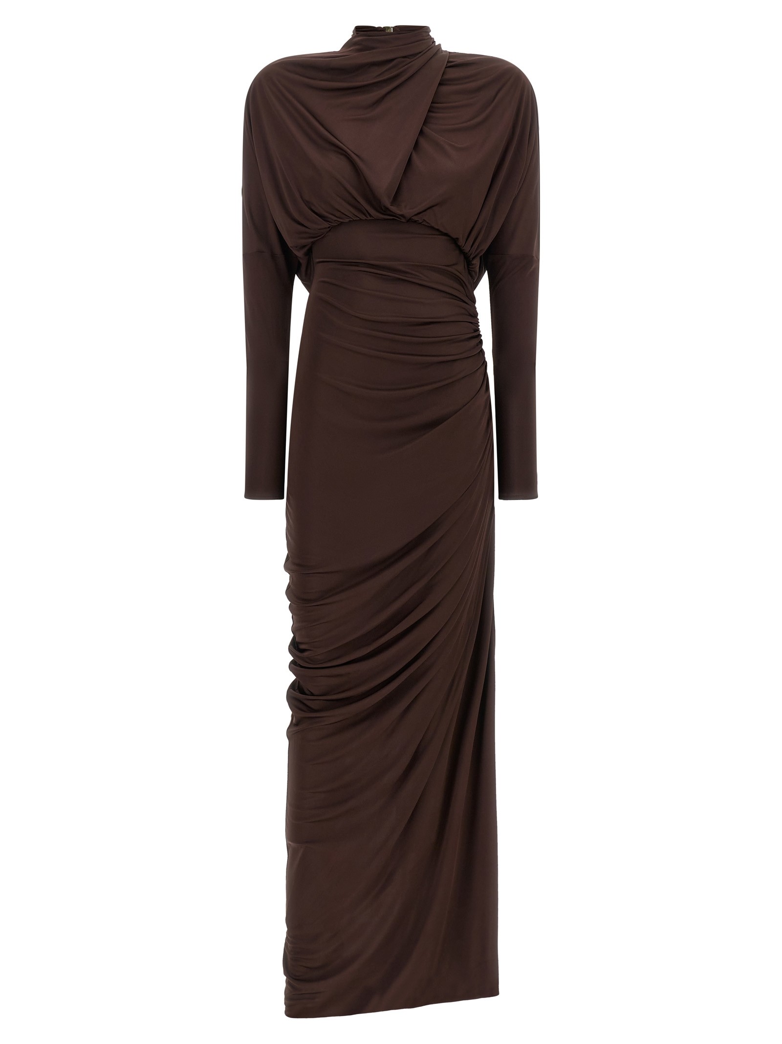 Balmain Draped Jersery Dress