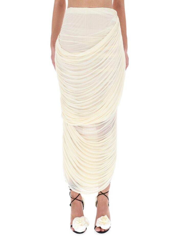 magda butrym draped midi skirt Magda Butrym Draped Midi Skirt
