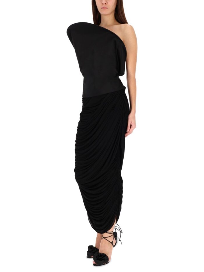 Magda Butrym Draped Midi Skirt