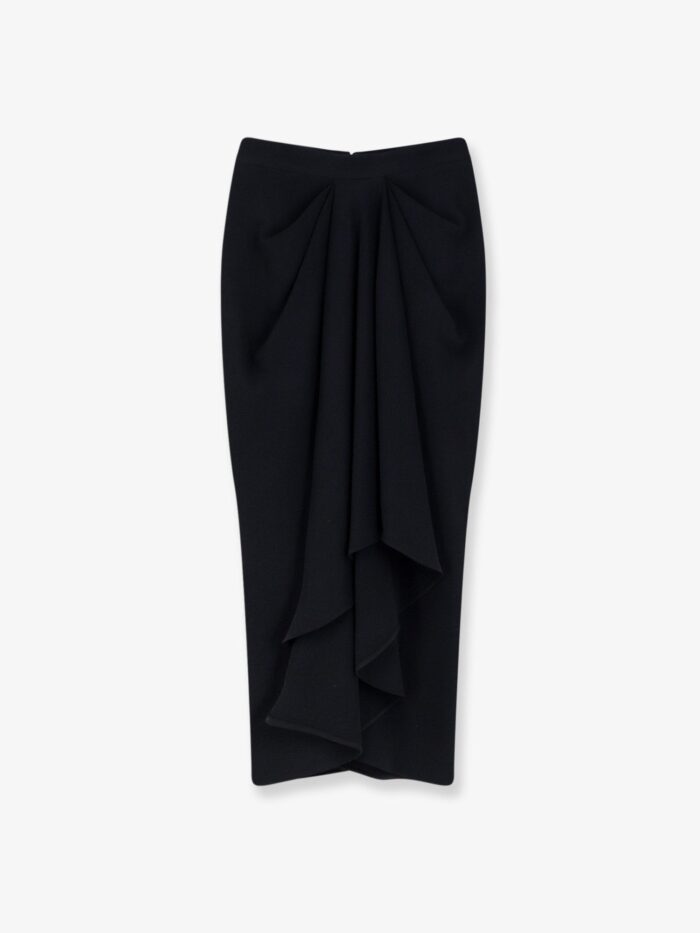 givenchy draped midi skirt Givenchy Draped Midi Skirt
