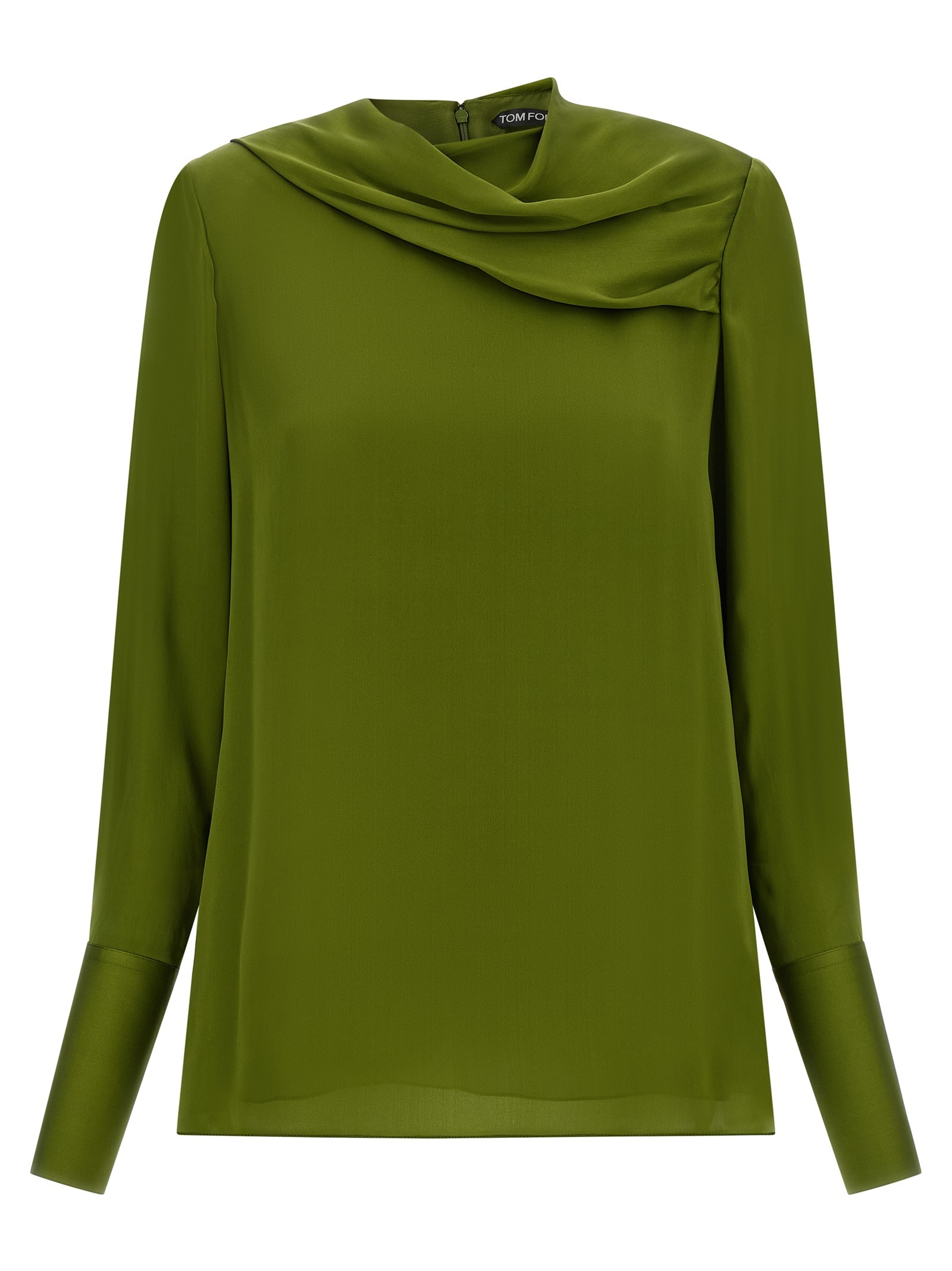 TOM FORD Draped Neck Blouse
