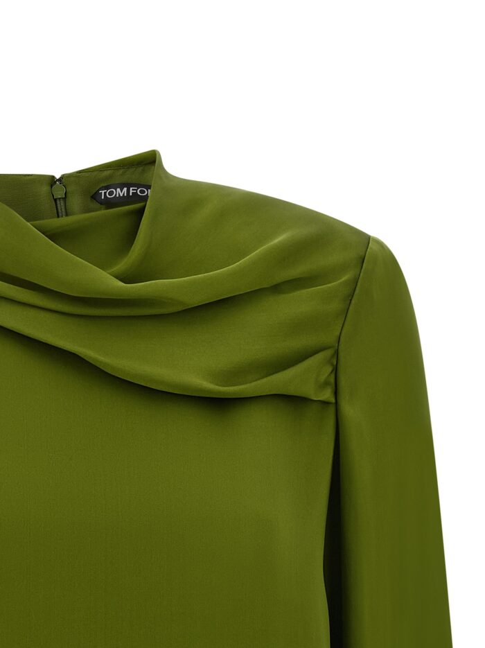 TOM FORD Draped Neck Blouse