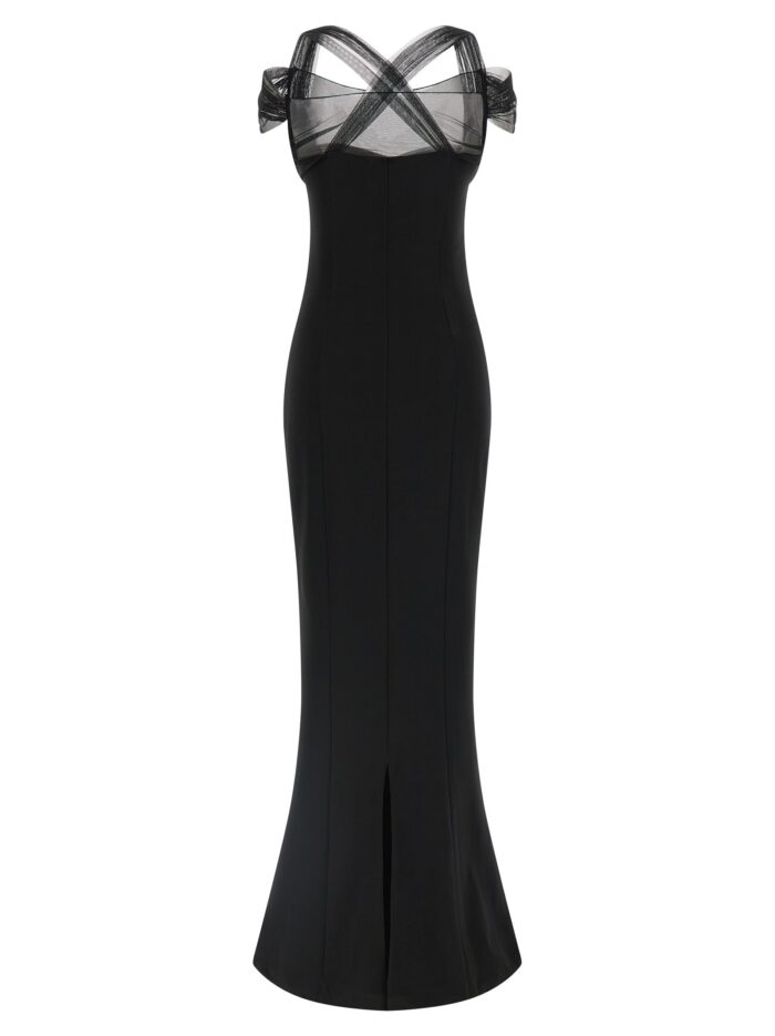 NENSI DOJAKA 'Draped Padded Cup Maxi' Dress