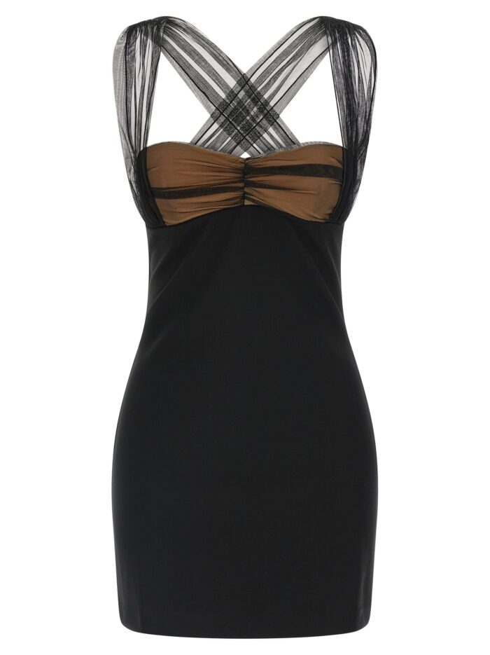 nensi dojaka 'draped padded cup mini' dress NENSI DOJAKA 'Draped Padded Cup Mini' Dress