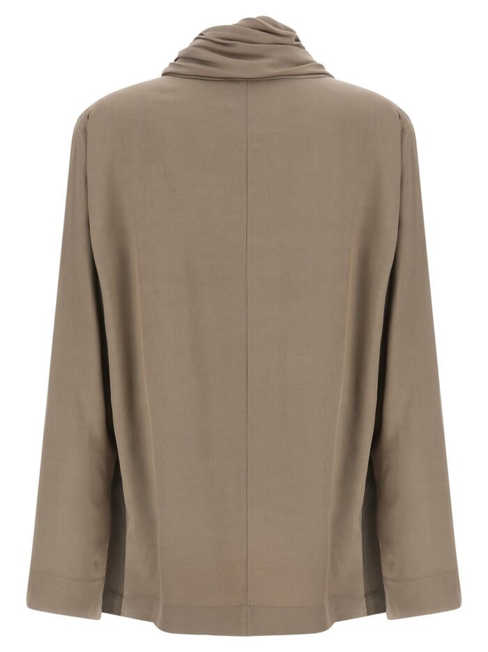 NUDE Draped Panel Blouse