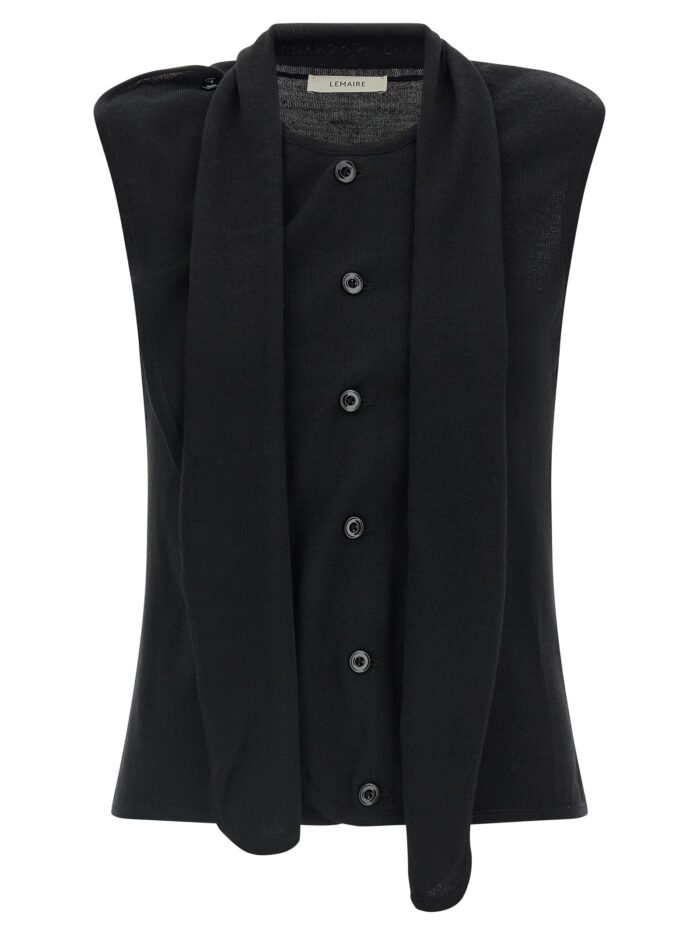 LEMAIRE Draped Panel Vest