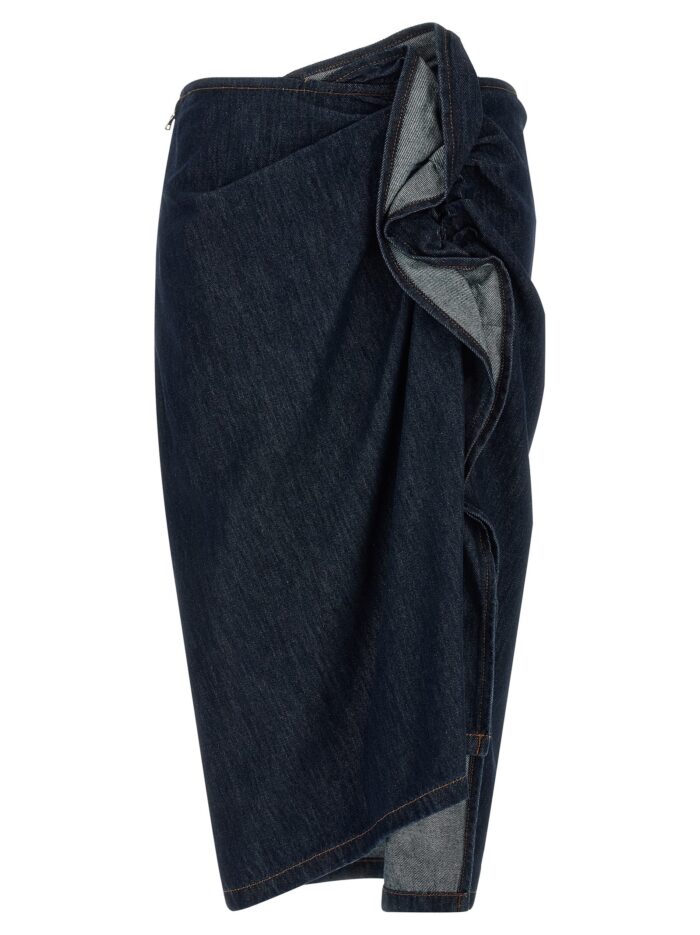 dries van noten draped skirt Dries Van Noten Draped Skirt