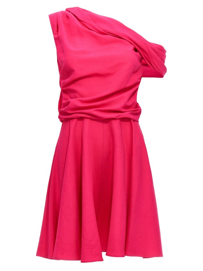 rochas draping neckline dress ROCHAS Draping Neckline Dress