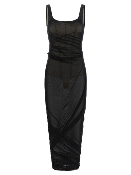 The Attico Dress With Transparencies
