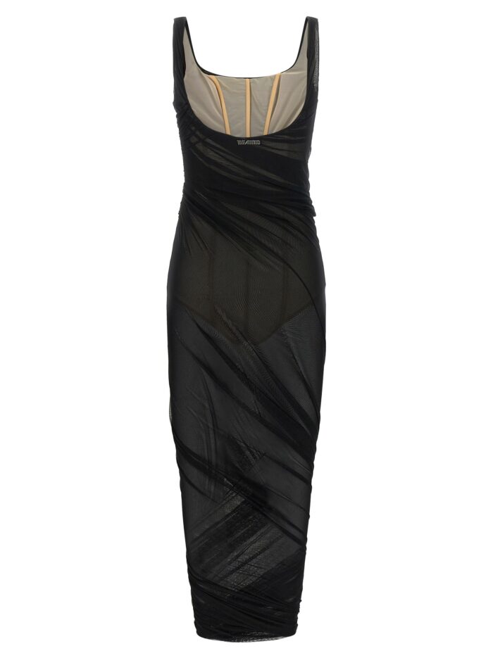 The Attico Dress With Transparencies