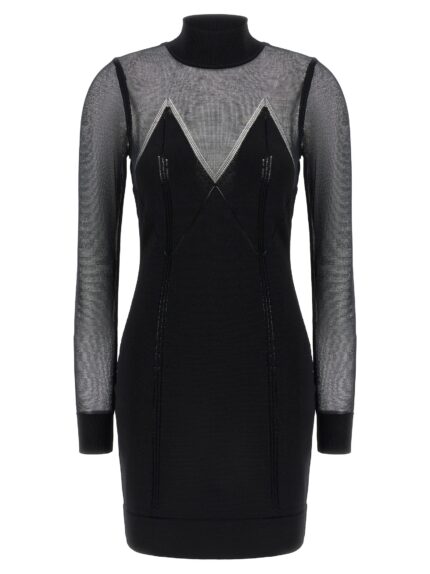 Elisabetta Franchi Dress With Transparencies