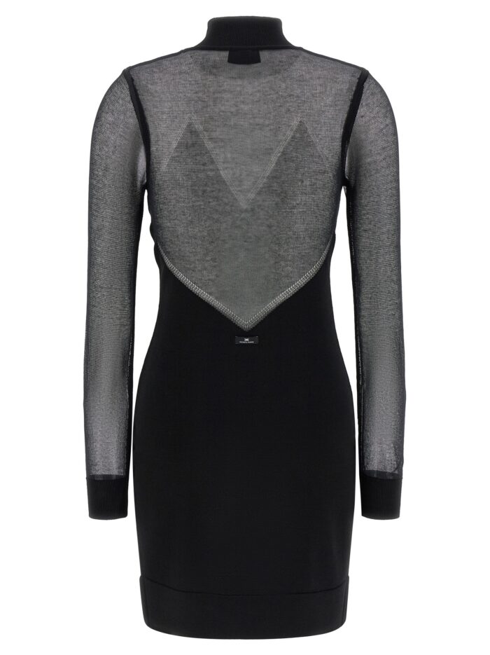 Elisabetta Franchi Dress With Transparencies