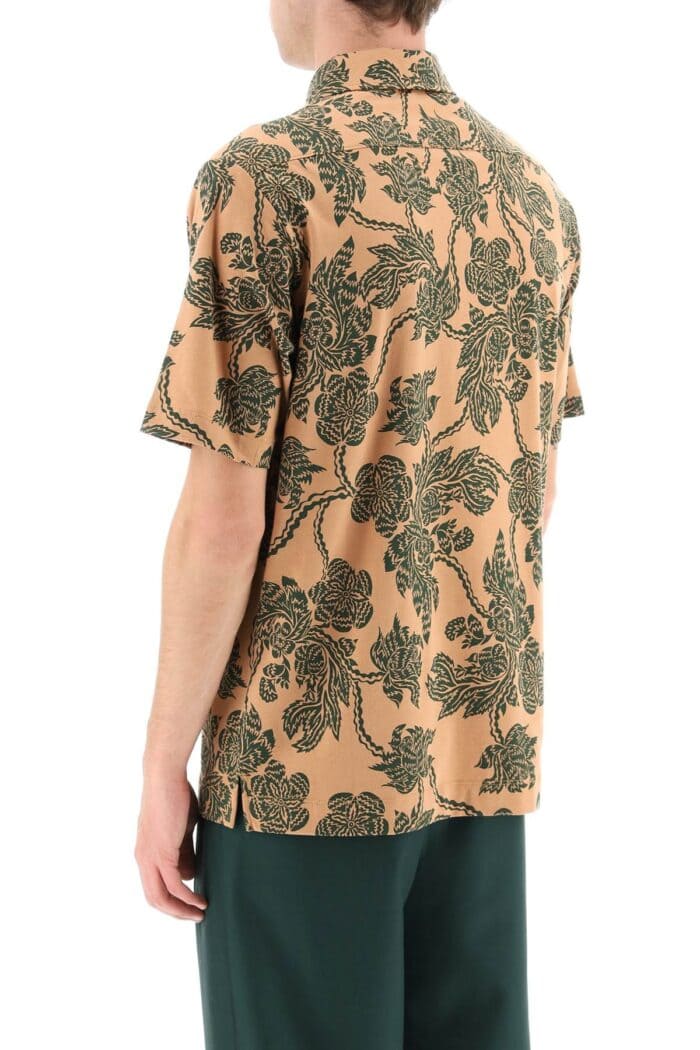 Dries Van Noten All-over Flower Print Polo Shirt