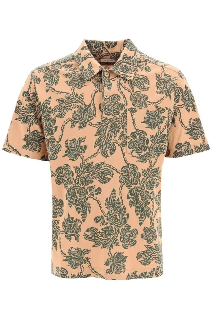 Dries Van Noten All-over Flower Print Polo Shirt