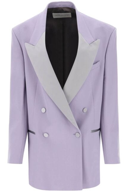 DRIES VAN NOTEN Bliss Tux Double-breasted Tuxedo Blazer