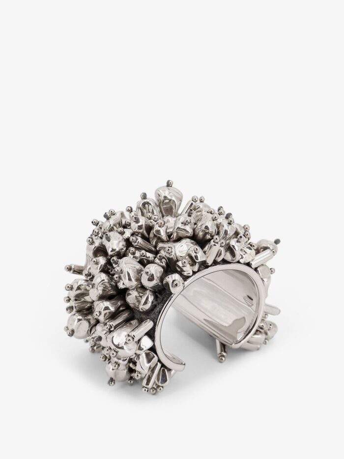 Dries Van Noten Brass Bracelet With Jewel Embellishments
