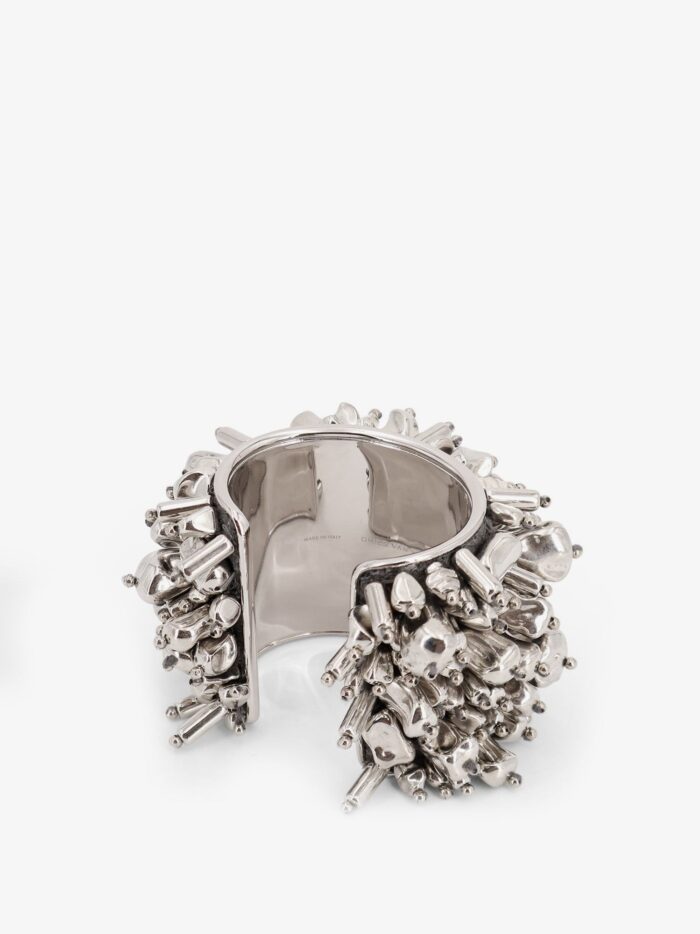 Dries Van Noten Brass Bracelet With Jewel Embellishments