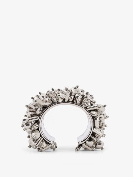 Dries Van Noten Brass Bracelet With Jewel Embellishments