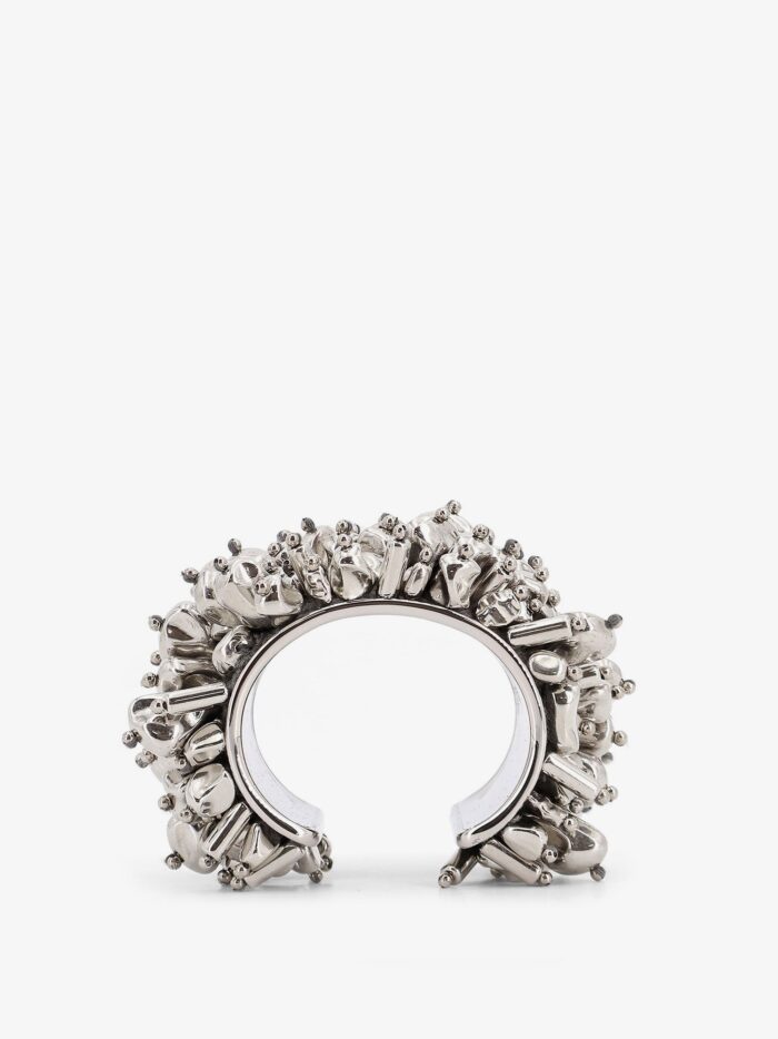 Dries Van Noten Brass Bracelet With Jewel Embellishments