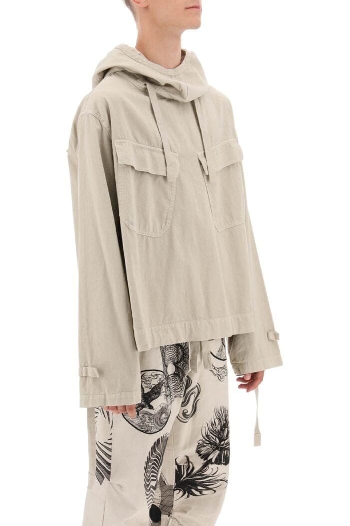 Dries Van Noten Cambeck Cotton Anorak Shirt