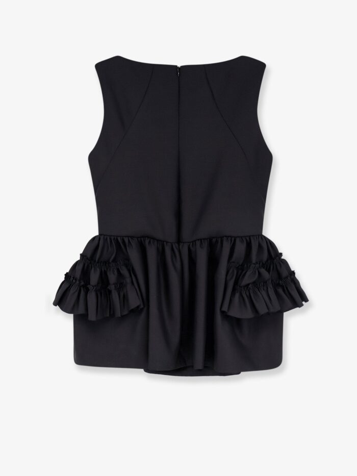 Dries Van Noten Casey Wool And Silk Top