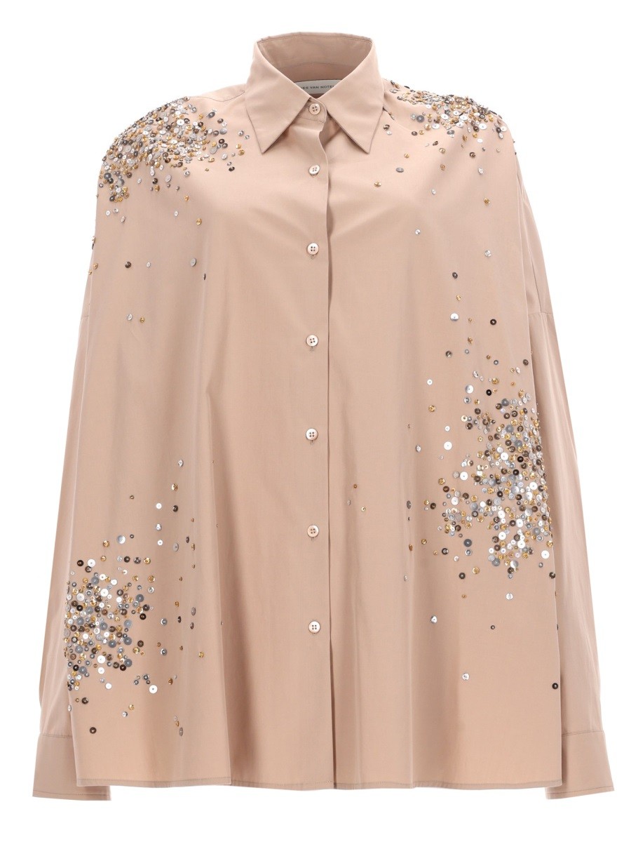 Dries Van Noten "CASIA" SHIRT WITH RHINESTONES