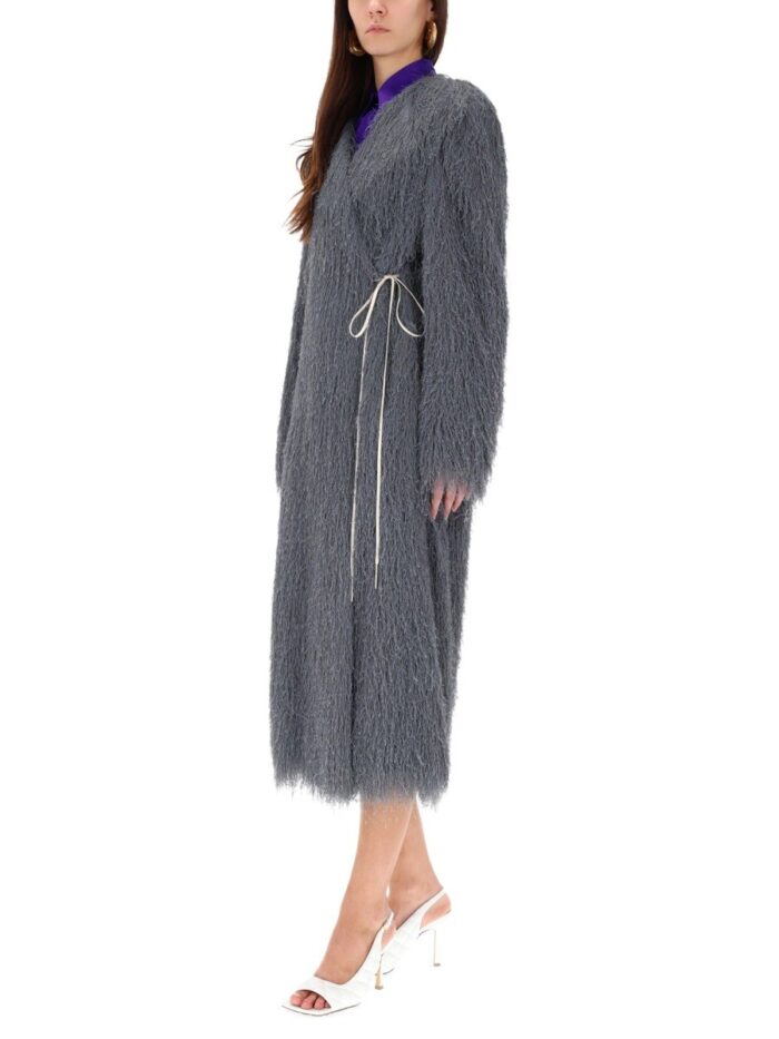 dries van noten coat with bangs Dries Van Noten COAT WITH BANGS