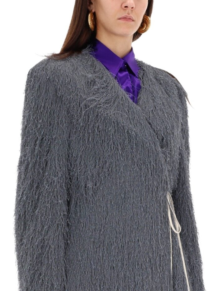 dries van noten coat with bangs Dries Van Noten COAT WITH BANGS
