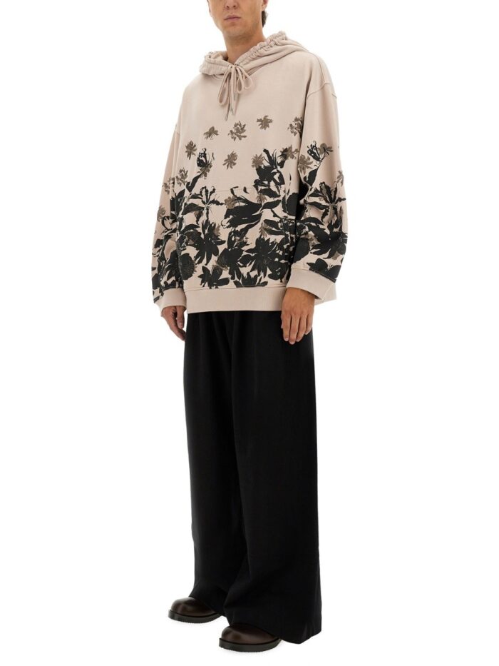 dries van noten cotton hoodie Dries Van Noten COTTON HOODIE