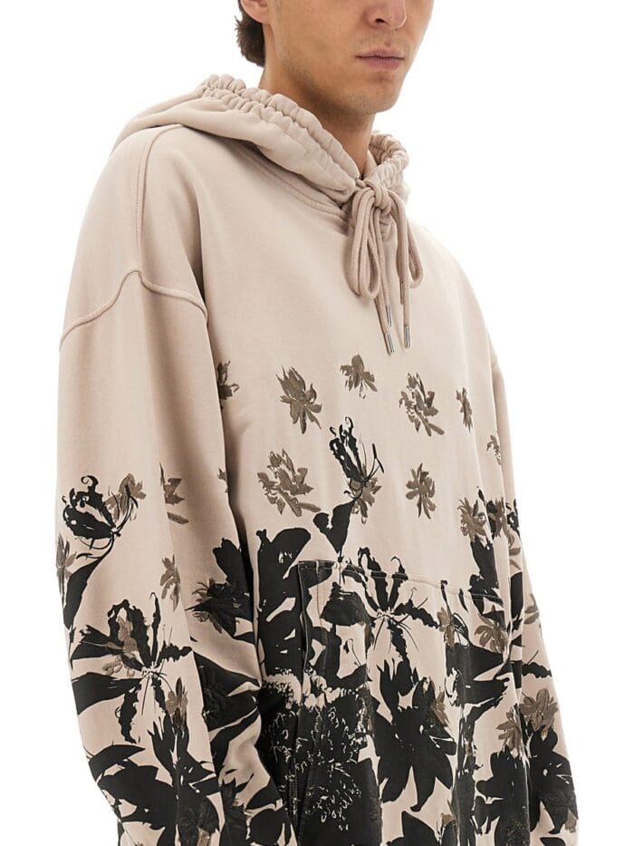 dries van noten cotton hoodie Dries Van Noten COTTON HOODIE