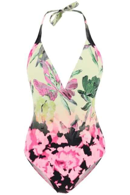 Dries Van Noten Floral Print One-piece Swimsuit