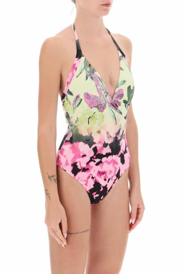 Dries Van Noten Floral Print One-piece Swimsuit