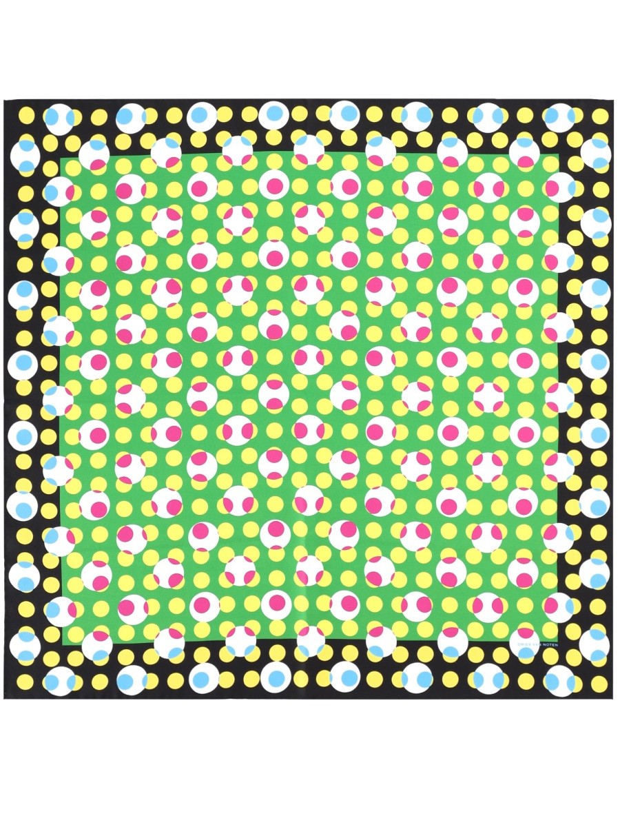 Dries Van Noten FOULARD QUADRATO IN SETA