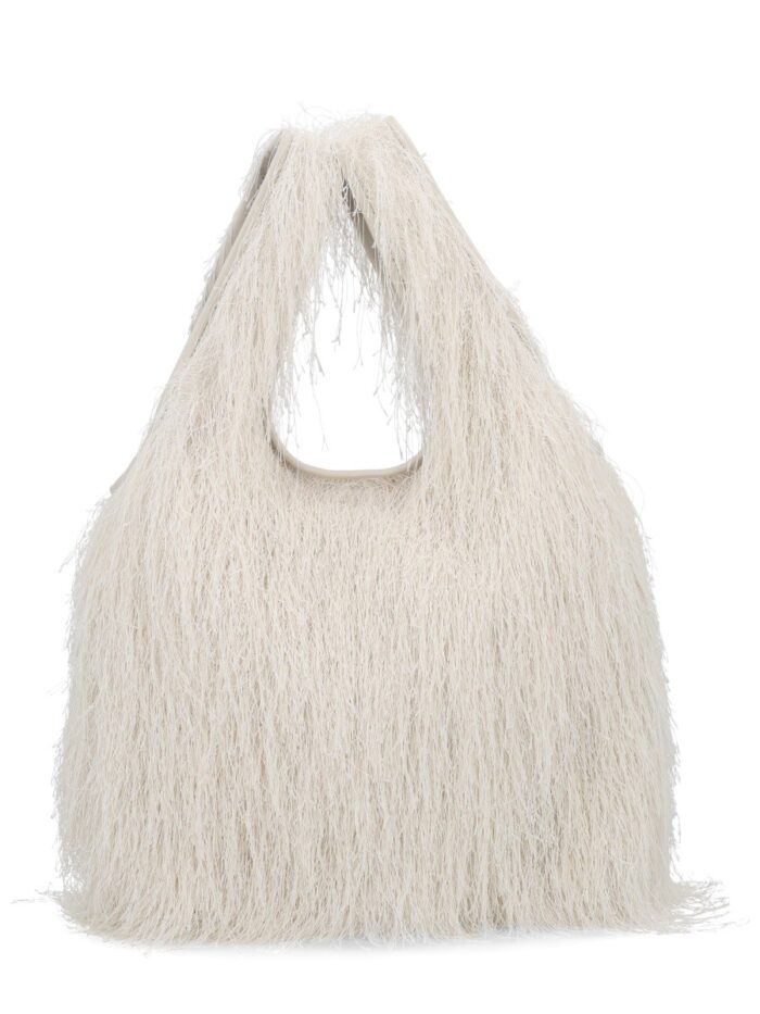 dries van noten fringed tote bag Dries Van Noten FRINGED TOTE BAG